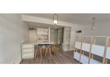 DEPARTAMENTO MONOAMBIENTE EN ALQUILER EXCELENTE ZONA DE BELGRANO, MODERNO Y  LUMINOSO 